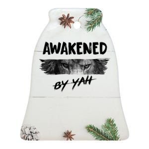 Awakened By Yah Ceramic Bell Ornament