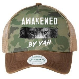 Awakened By Yah Hebrew Israelite Lion Of Judah Jewish Legacy Tie Dye Trucker Hat