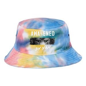 Awakened By Yah Hebrew Israelite Lion Of Judah Jewish Tie Dye Newport Bucket Hat