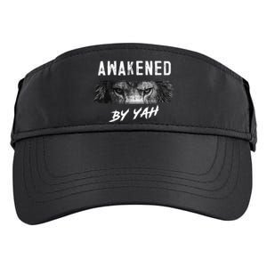 Awakened By Yah Hebrew Israelite Lion Of Judah Jewish Adult Drive Performance Visor