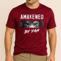 Awakened By Yah Hebrew Israelite Lion Of Judah Jewish Cooling Performance Crew T-Shirt