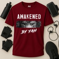 Awakened By Yah Hebrew Israelite Lion Of Judah Jewish Cooling Performance Crew T-Shirt