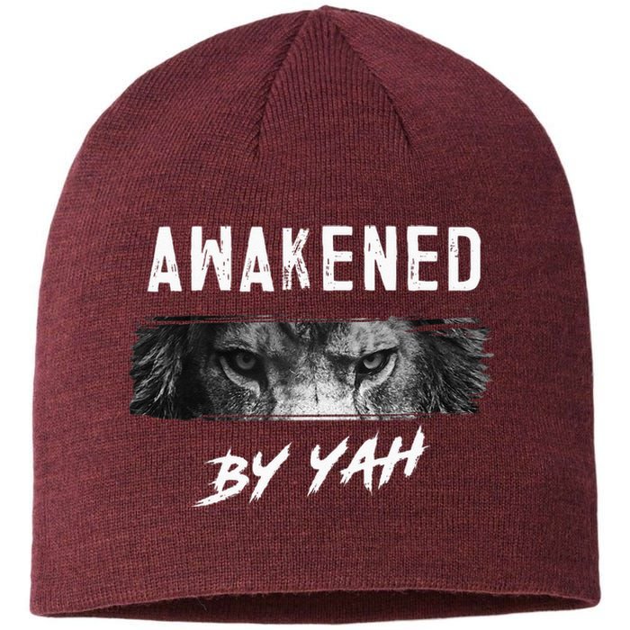 Awakened By Yah Hebrew Israelite Lion Of Judah Jewish Sustainable Beanie