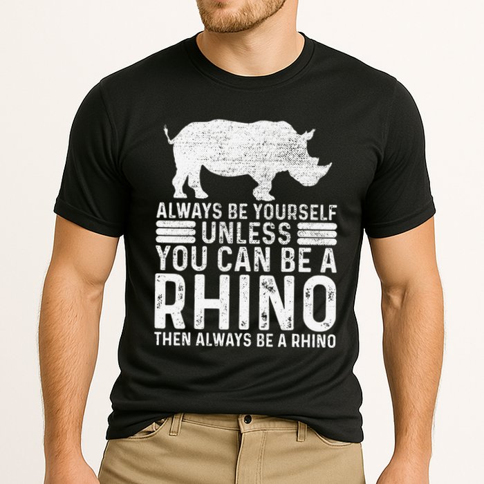 Always Be Yourself Unless You Can Be A Rhino Chubby Unicorn Performance Shirt