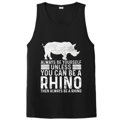 Always Be Yourself Unless You Can Be A Rhino Chubby Unicorn PosiCharge Competitor Tank