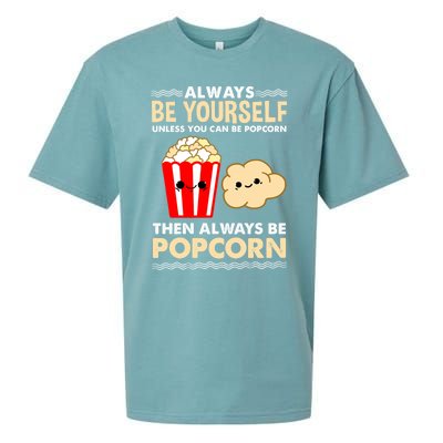 Always Be Yours For Popcorn Lover Funny Gift Sueded Cloud Jersey T-Shirt