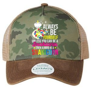 Always Be Yourself Unless You Can Be A Snakicorn Snakes Legacy Tie Dye Trucker Hat