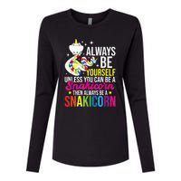 Always Be Yourself Unless You Can Be A Snakicorn Snakes Womens Cotton Relaxed Long Sleeve T-Shirt