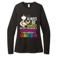 Always Be Yourself Unless You Can Be A Snakicorn Snakes Womens CVC Long Sleeve Shirt