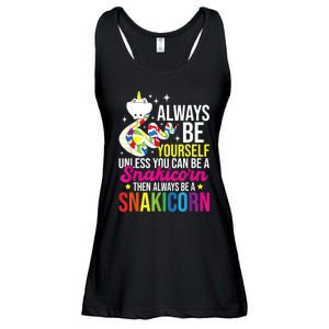 Always Be Yourself Unless You Can Be A Snakicorn Snakes Ladies Essential Flowy Tank