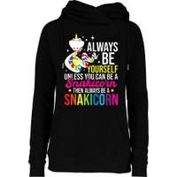 Always Be Yourself Unless You Can Be A Snakicorn Snakes Womens Funnel Neck Pullover Hood