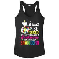 Always Be Yourself Unless You Can Be A Snakicorn Snakes Ladies PosiCharge Competitor Racerback Tank