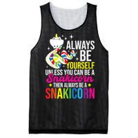 Always Be Yourself Unless You Can Be A Snakicorn Snakes Mesh Reversible Basketball Jersey Tank