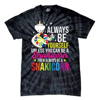 Always Be Yourself Unless You Can Be A Snakicorn Snakes Tie-Dye T-Shirt