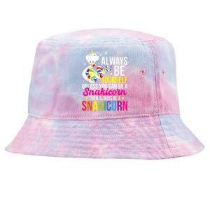 Always Be Yourself Unless You Can Be A Snakicorn Snakes Tie-Dyed Bucket Hat