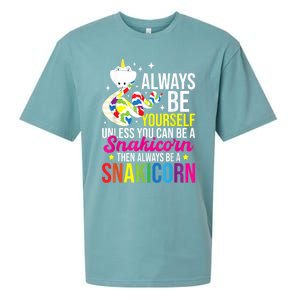 Always Be Yourself Unless You Can Be A Snakicorn Snakes Sueded Cloud Jersey T-Shirt