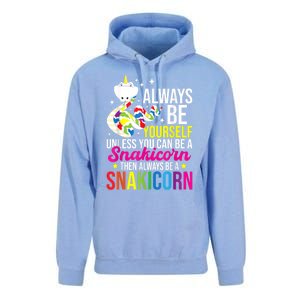 Always Be Yourself Unless You Can Be A Snakicorn Snakes Unisex Surf Hoodie