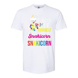 Always Be Yourself Unless You Can Be A Snakicorn Snakes Softstyle CVC T-Shirt