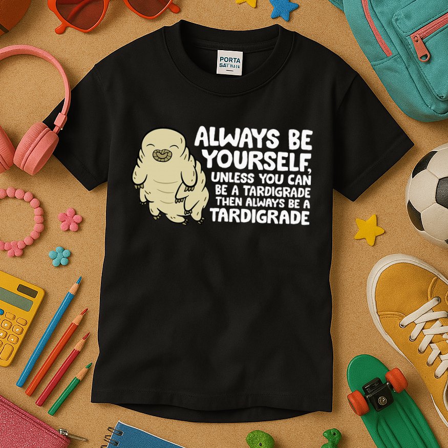 Always Be Yourself Unless You Can Be A Tardigrade Kids T-Shirt