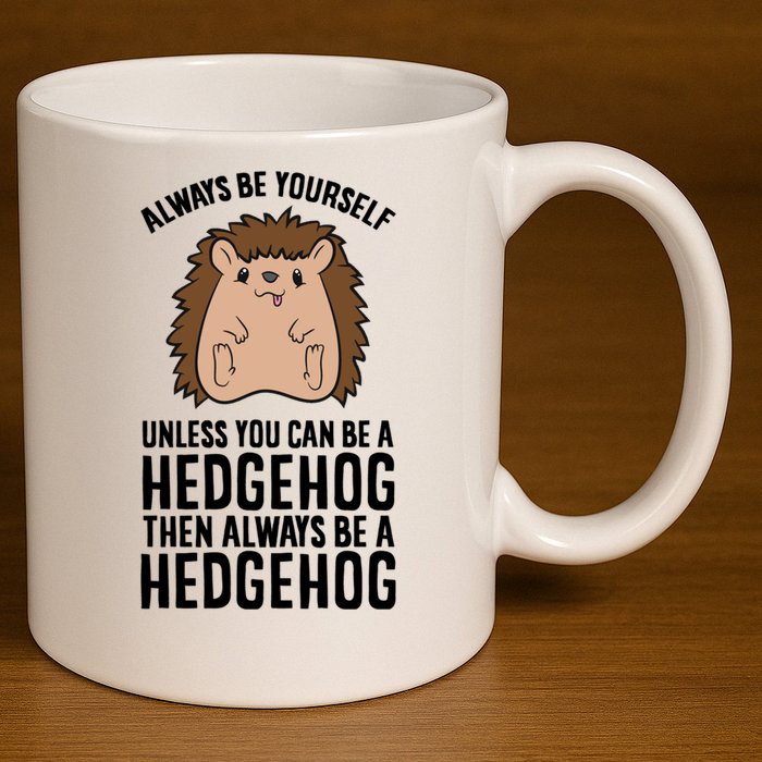 Always Be Yours Unless You Can Be A Hedgehog Cool Gift 11oz C Handle Ceramic Mug