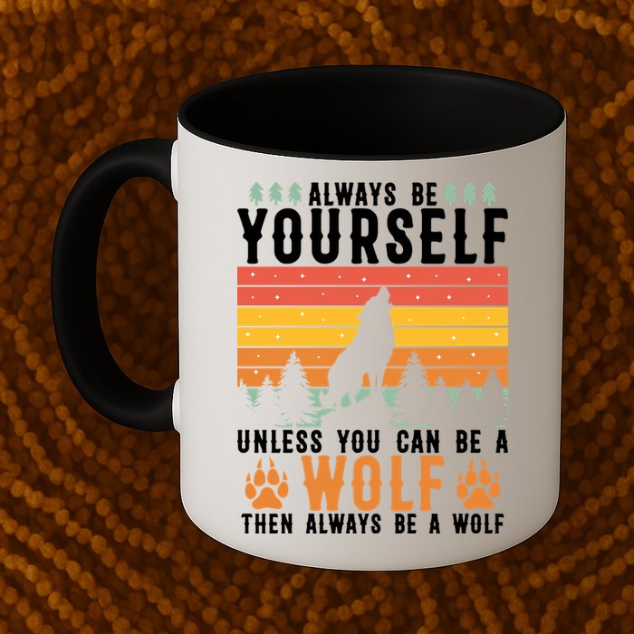 Always Be Yourself Unless You Can Be A Wolf Mug