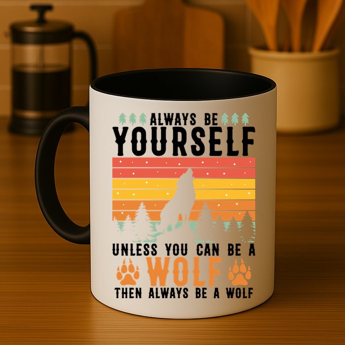 Always Be Yourself Unless You Can Be A Wolf Mug