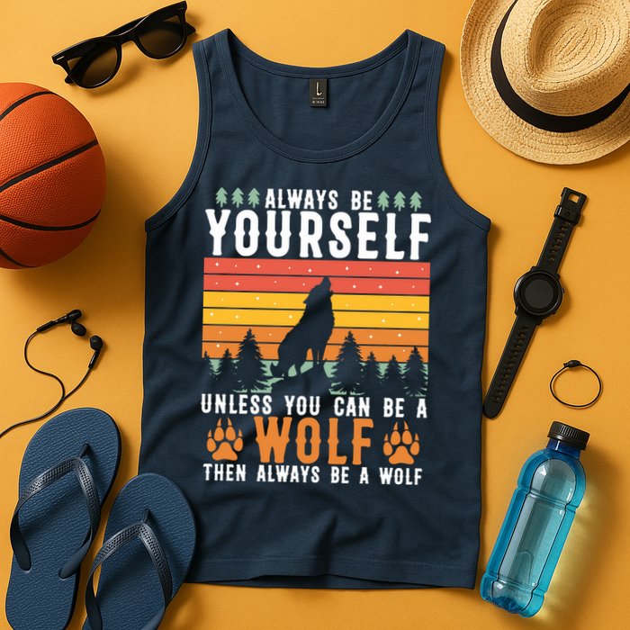 Always Be Yourself Unless You Can Be A Wolf Tank Top