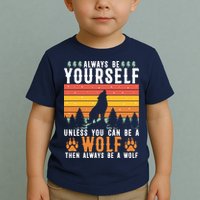 Always Be Yourself Unless You Can Be A Wolf Toddler T-Shirt