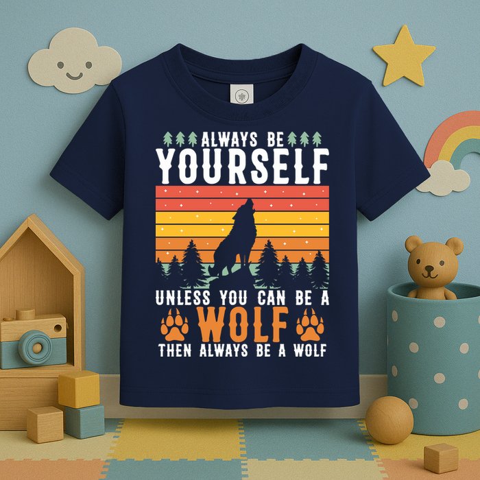 Always Be Yourself Unless You Can Be A Wolf Toddler T-Shirt