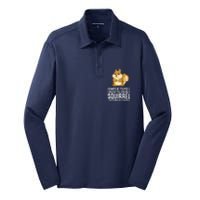 Always Be Yourself Unless You Can Be A Squirrel Silk Touch Performance Long Sleeve Polo