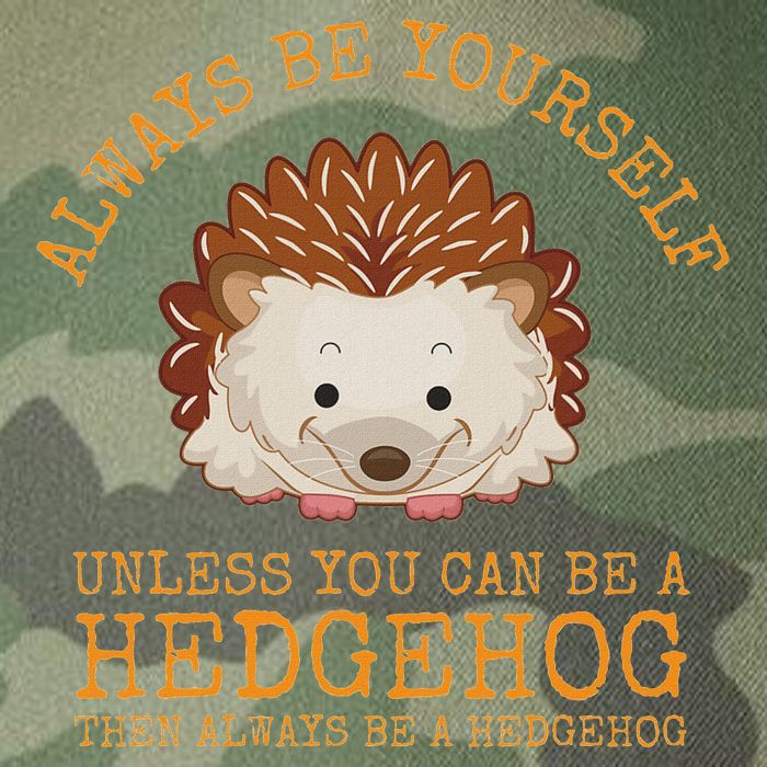 Always Be Yourself Unless You Can Be A Hedgehog Legacy Tie Dye Trucker Hat