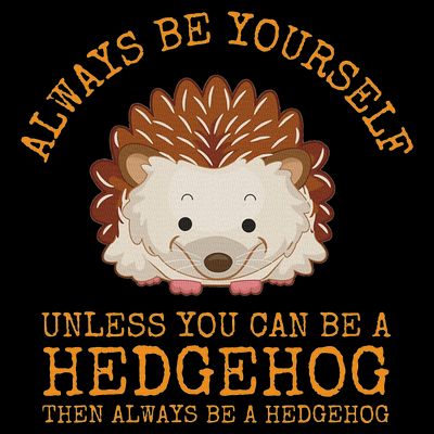 Always Be Yourself Unless You Can Be A Hedgehog T-Shirt