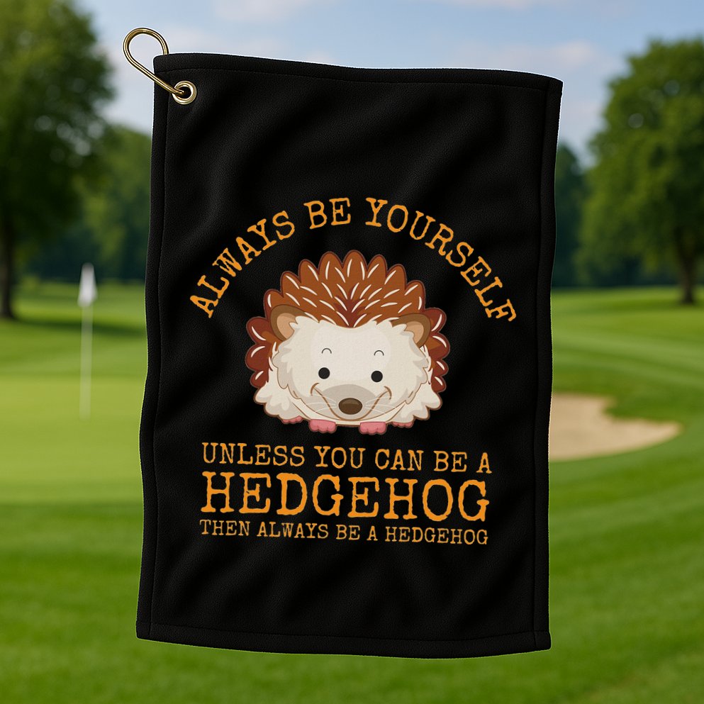 Always Be Yourself Unless You Can Be A Hedgehog Golf Towel