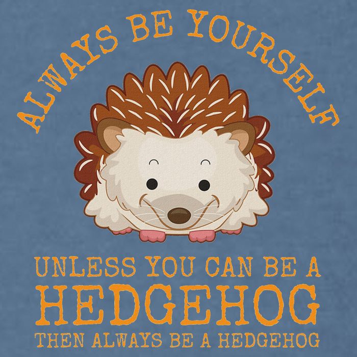 Always Be Yourself Unless You Can Be A Hedgehog Garment-Dyed Sweatshirt