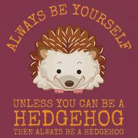 Always Be Yourself Unless You Can Be A Hedgehog 16oz Travel Tumbler