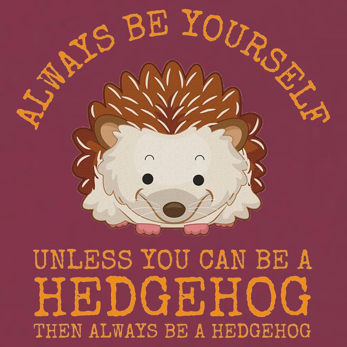 Always Be Yourself Unless You Can Be A Hedgehog 16oz Travel Tumbler