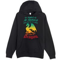 Always Be Yourself Unless You Can Be A Dragon Funny Cool Premium Pullover Hoodie