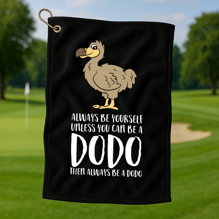 Always Be Yourself Unless You Can Be A Dodo Bird Gift Golf Towel