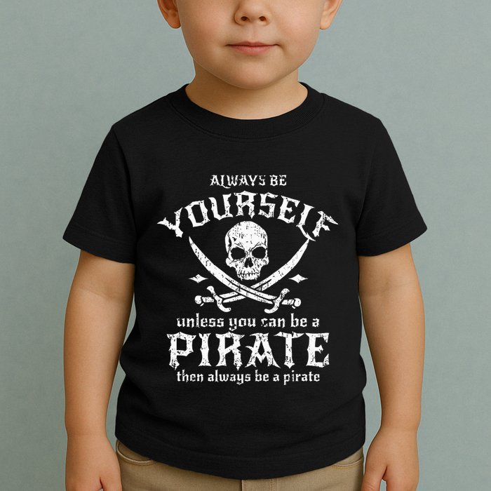 Always Be Yourself Unless You Can Be A Pirate Toddler T-Shirt