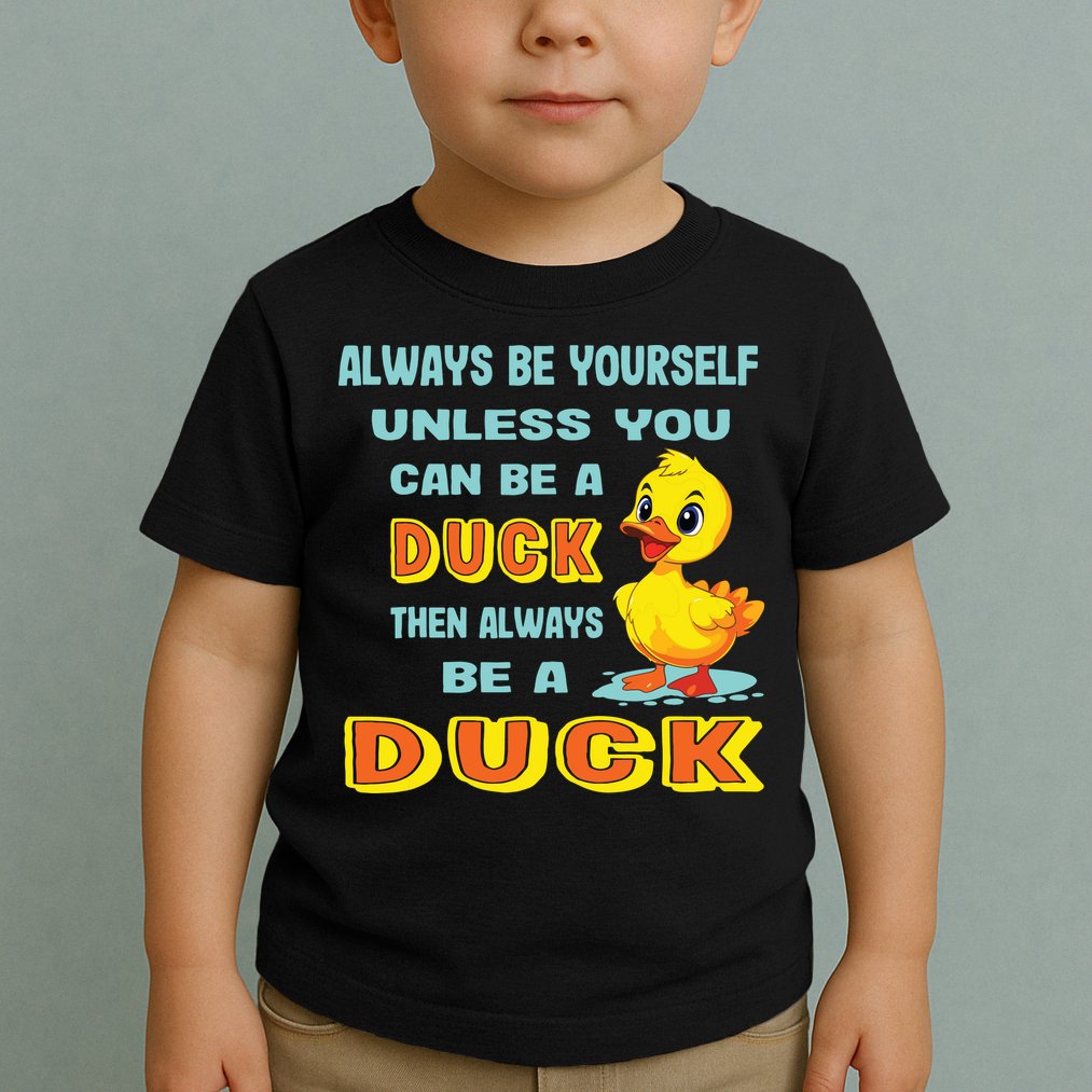 Always Be Yourself Unless You Can Be A Duck Toddler T-Shirt
