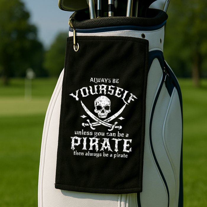Always Be Yourself Unless You Can Be A Pirate Golf Towel