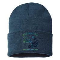 Always Be Yourself Unless You Can Be A Peacock Sustainable Knit Beanie