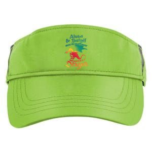 Always Be Yours Unless You Can Be A Dragon Gift Adult Drive Performance Visor