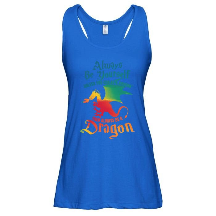 Always Be Yours Unless You Can Be A Dragon Gift Ladies Essential Flowy Tank