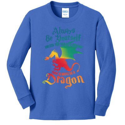 Always Be Yours Unless You Can Be A Dragon Gift Kids Long Sleeve Shirt