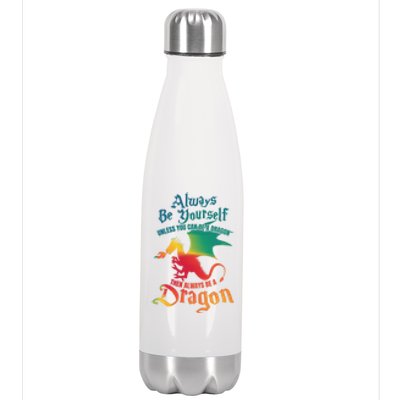 Always Be Yours Unless You Can Be A Dragon Gift Stainless Steel Insulated Water Bottle