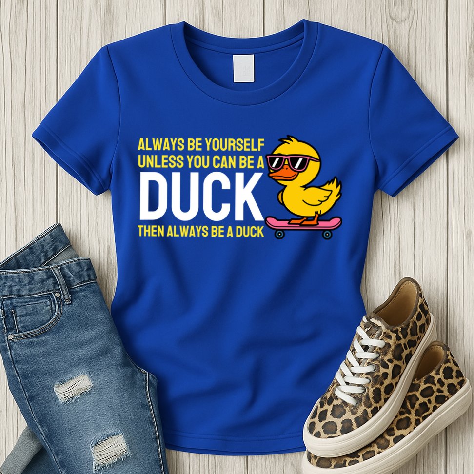 Always Be Yourself Unless You Can Be A Duck Duck Lovers Womens T-Shirt
