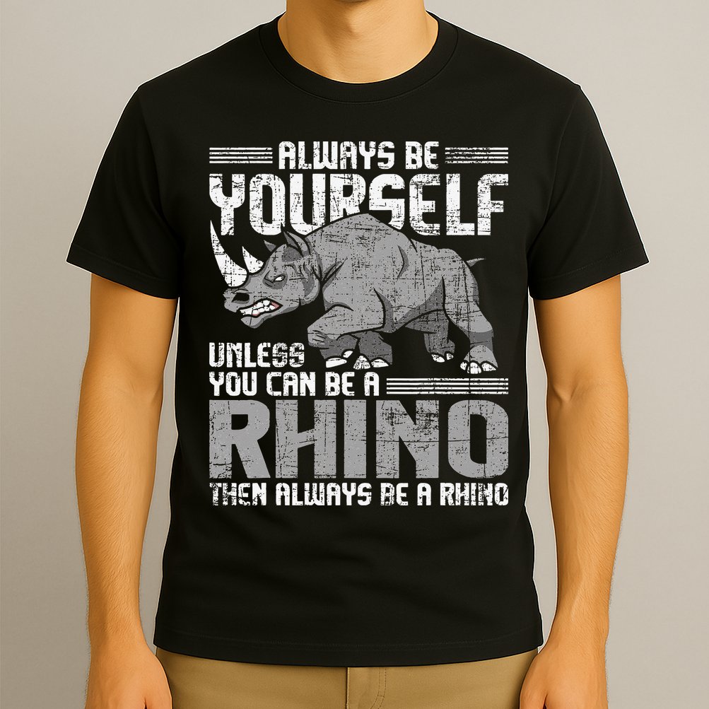 Always Be Yourself Unless You Can Be A Rhino Gift T-Shirt