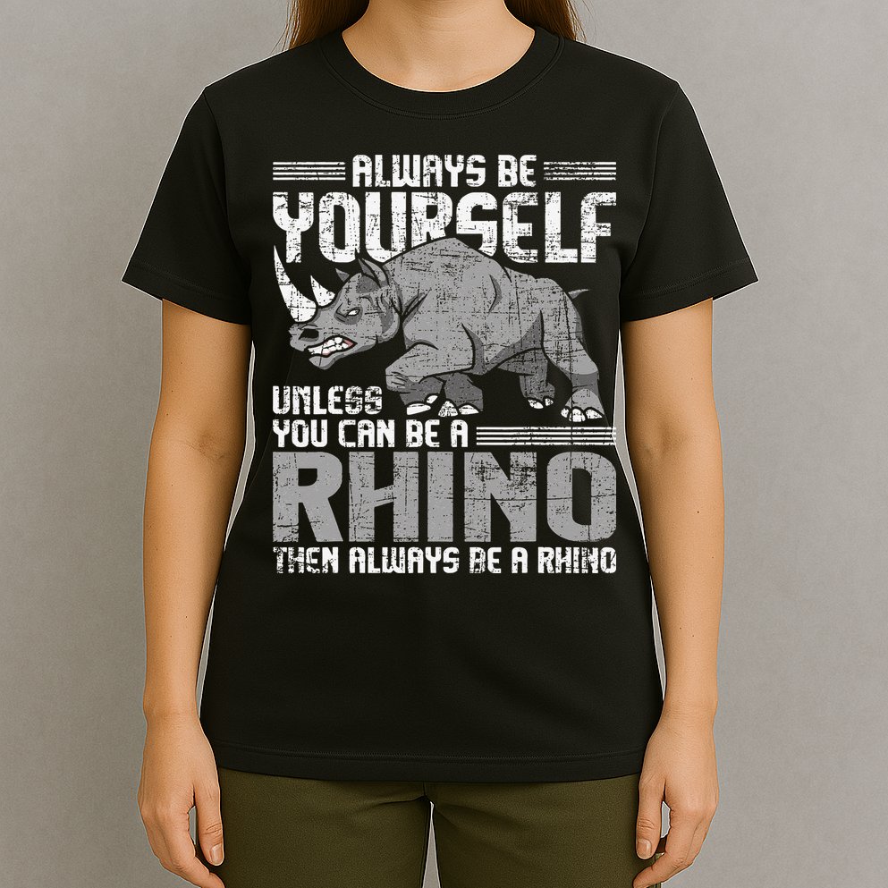Always Be Yourself Unless You Can Be A Rhino Gift T-Shirt