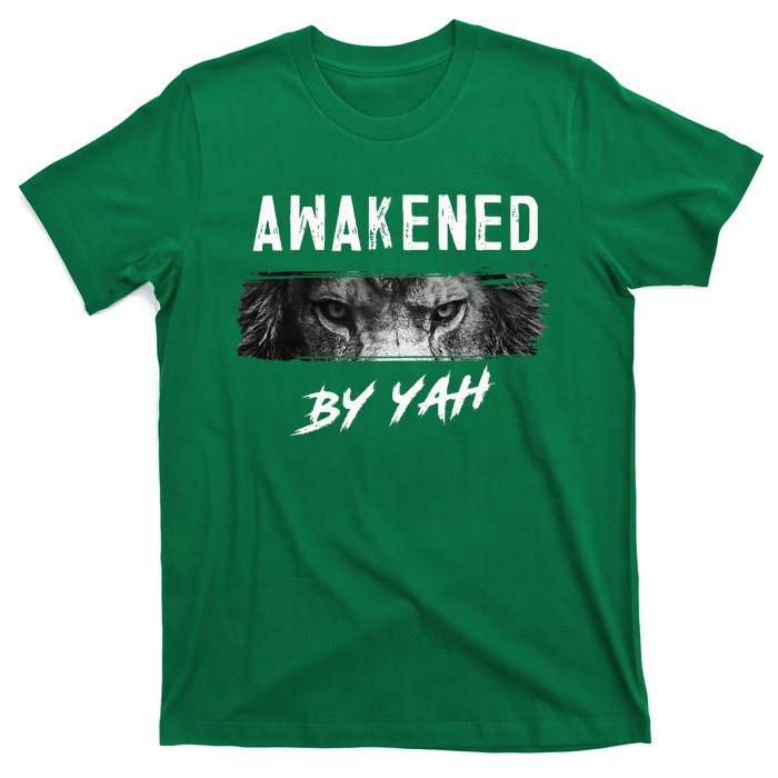 Awakened By Yah Hebrew Israelite Lion Of Judah Jewish T-Shirt